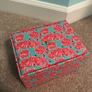 Lilly Pulitzer Jewelry Box- Gimme Some Leg Pattern